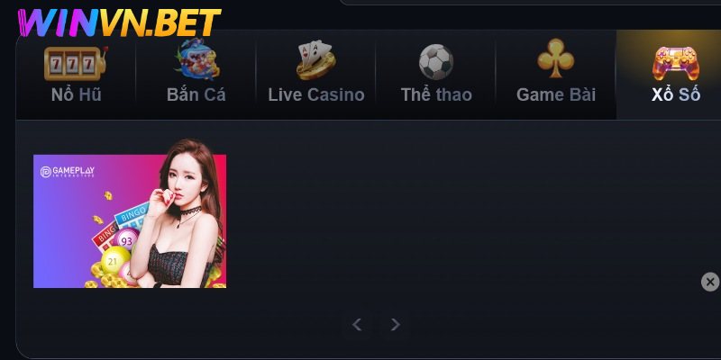 Tổng quan về sảnh xổ số Winvn